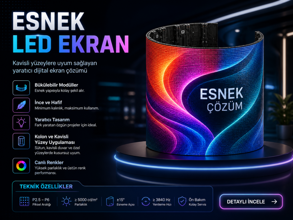 Esnek LED Ekran