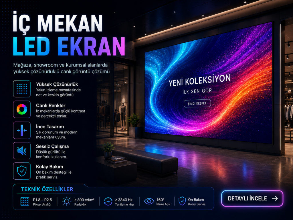 İç Mekan LED Ekran