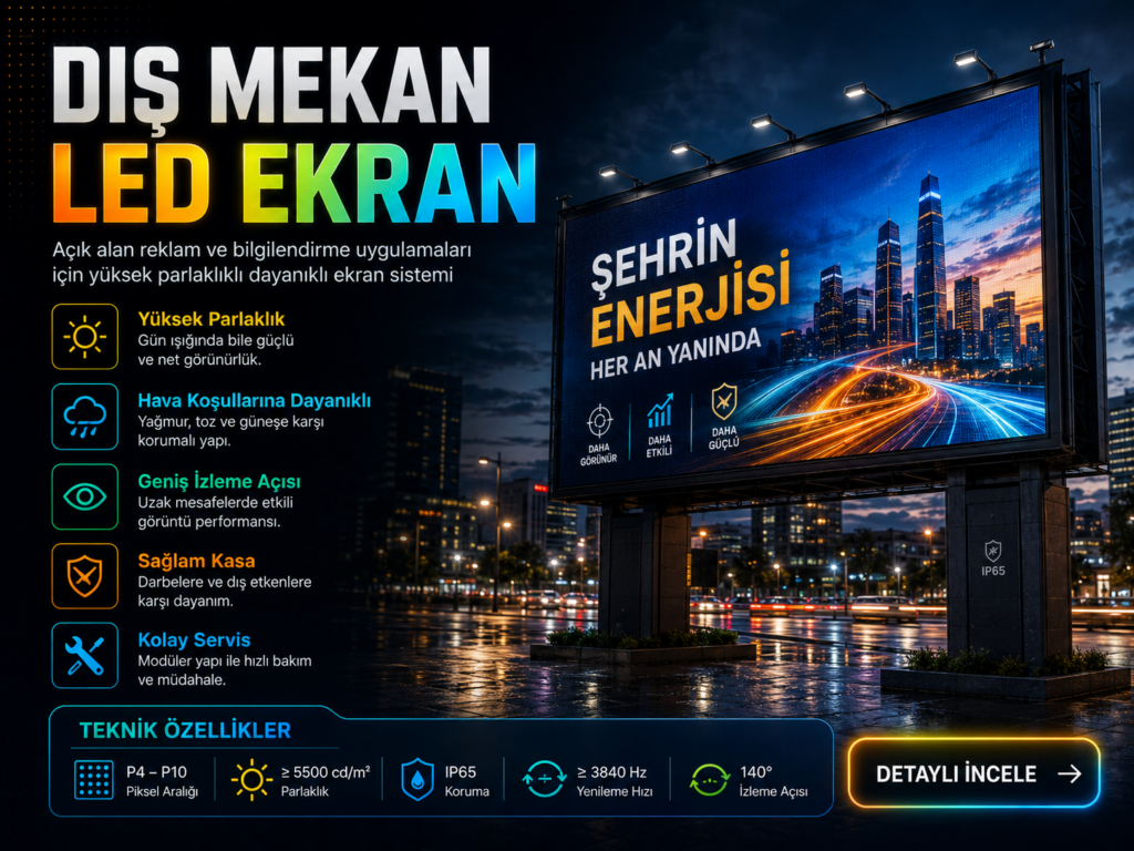 Dış Mekan LED Ekran