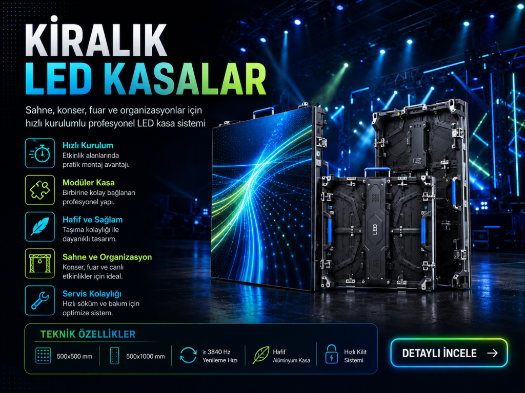 Kiralık LED Kasalar