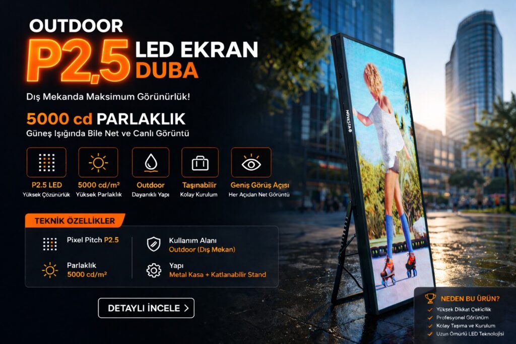 Outdoor P2.5 LED Duba